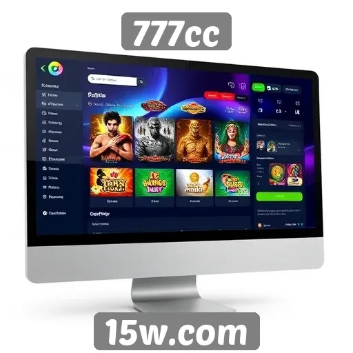 Interface do usuário e experiência de navegação no 777cc